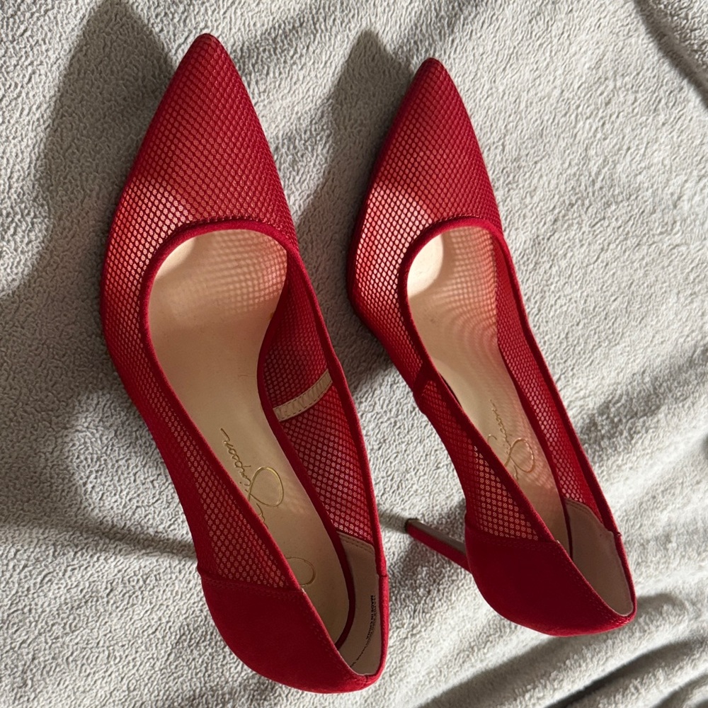 Jessica Simpson Scarlet Mesh Heels